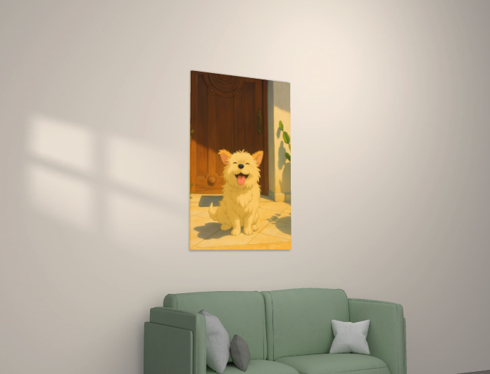 Illustration Magique de Votre Compagnon – Impression sur Toile