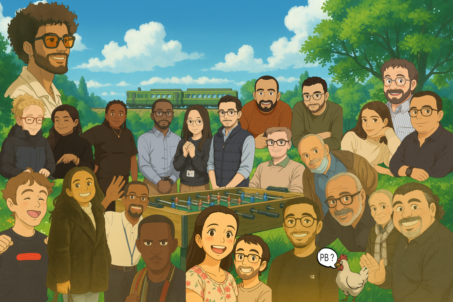 Toile Illustrée Personnalisée – Transformez Votre Photo en Cartoon